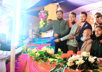 শহীদ শ্রাবণ স্মৃতি ফুটবল টুর্নামেন্টের পুরস্কার বিতরণ