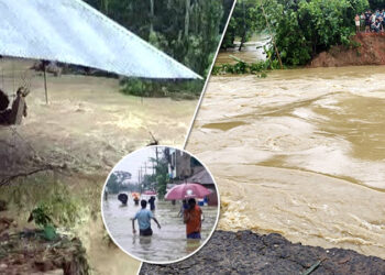 ফেনীর তিন নদীর ২১ স্থানে ভাঙন, শতাধিক গ্রাম প্লাবিত
